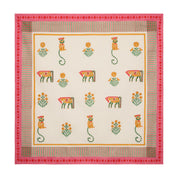 Menagerie Pink Tablecloth
