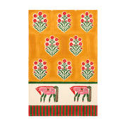 Cheval Nomade Mustard & Green Tea Towels, Set of 2
