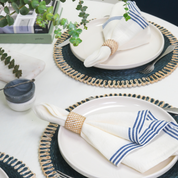 White & Blue