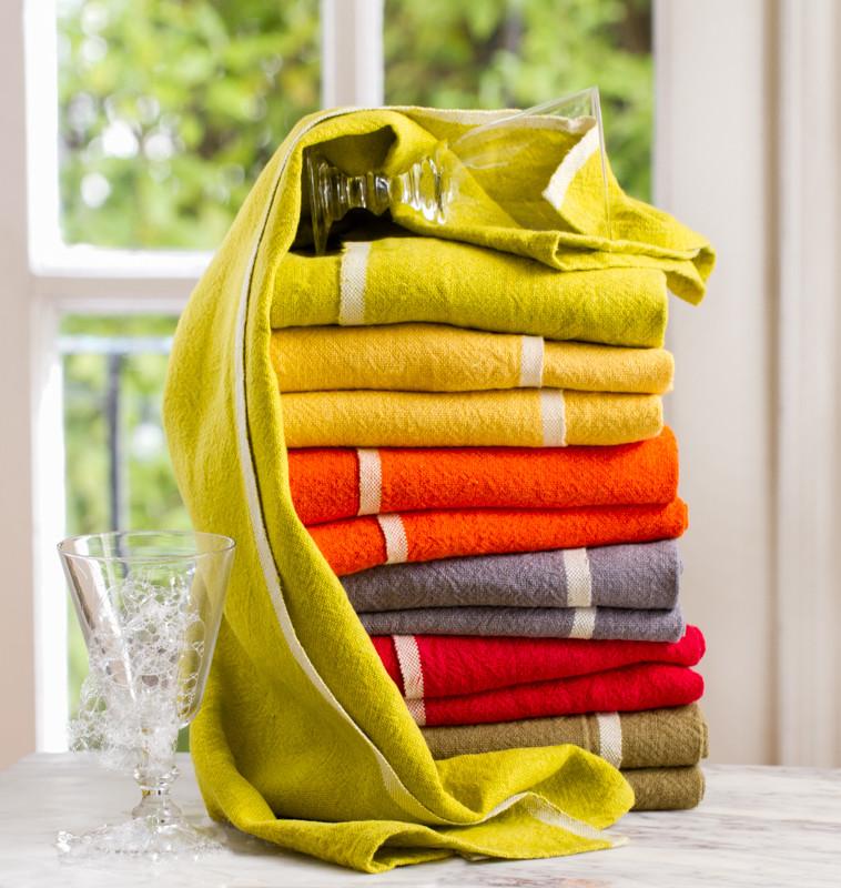 100% Linen Tea Towels, Fine Belgian Linen Tea Towels