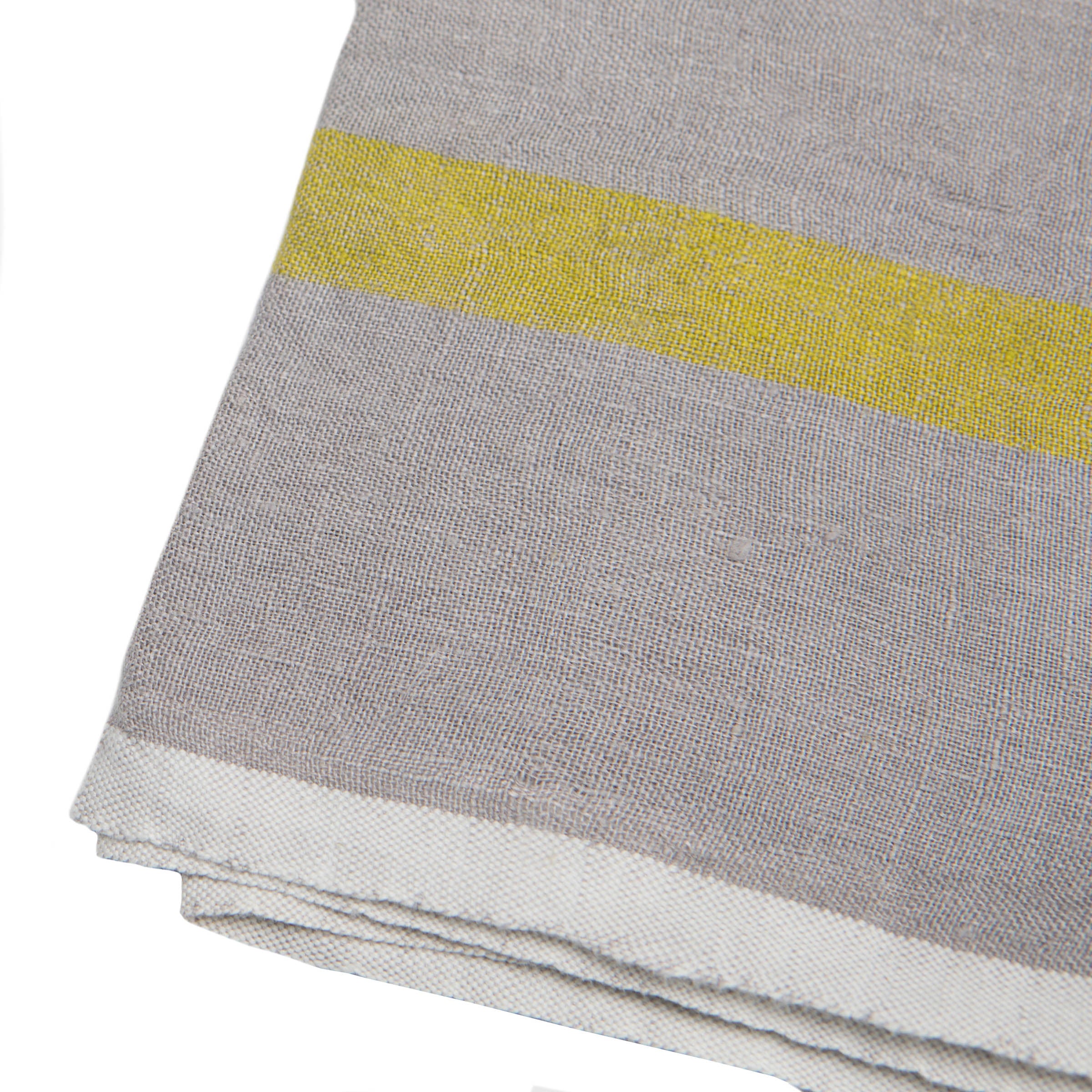 Linen Kitchen Towels Cow & Sheep (set of 2) - LINOROOM 100% LINEN