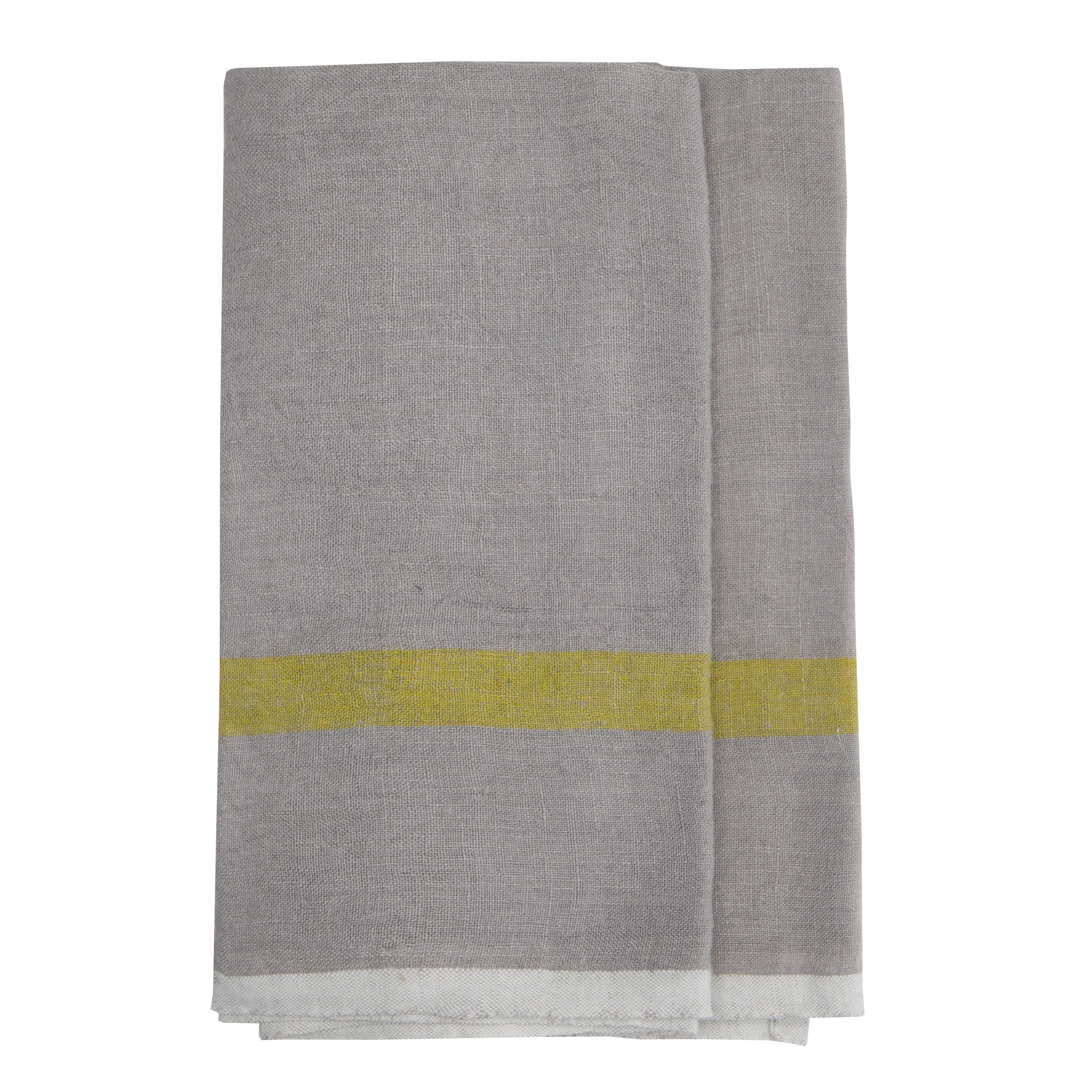 Moss Green Linen Tea Towel Lime Green Dish Towel Linen Towel